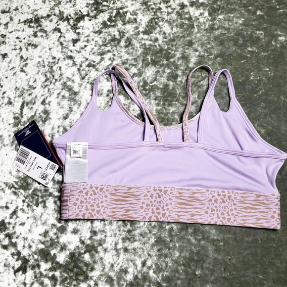 Reebok Purple Mod Safari Poly Sports Bra - Picture 4 of 4